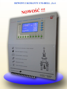 Dzwony i kuranty elektroniczne Uni-bell - flash NOWOŚC 2012 