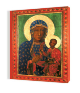 Obraz na płótnie Matka Boża Częstochowska, 35 x 50cm