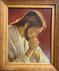 Obraz w ramie - Chrystus modlący się