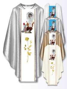 Ornat z wizerunkiem św. Bernadety