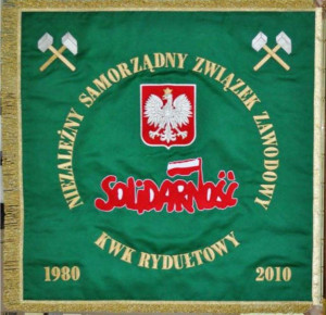 Sztandar związkowy - Solidarność