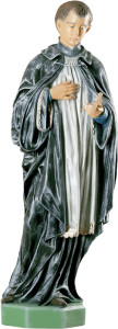 Figura św. Stanisława Kostki, materiał żywiczny, wysokość 112 cm