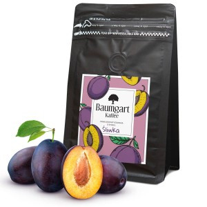 Kawa Smakowa Śliwkowa ziarnista 200g 100% Arabica