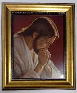 Obraz w ramie Chrystus modlący się 27 X 23 cm