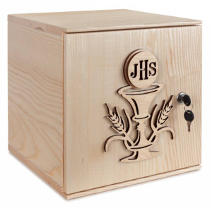 Tabernakulum do ciemnicy z drewna