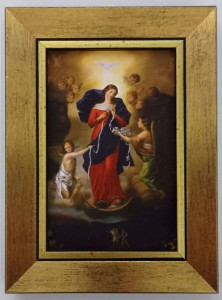 Obraz w ramie Matka Boża Rozwiązująca Węzły , 15 x 20 cm