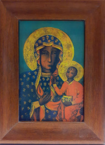Obraz Matka Boża Częstochowska 20,5x15 cm