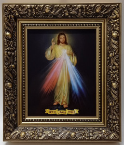Obraz w ramie Jezu Ufam Tobie, 30 x 35 cm