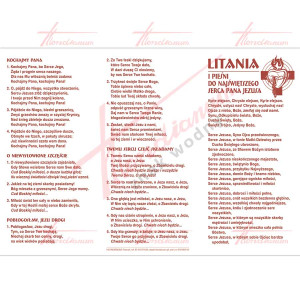 Litania i pieśni do Najświętrzego Serca Pana Jezusa