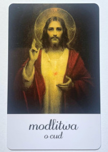 Obrazek plastikowy Modlitwa o cud