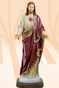 Figura Serce Pana Jezusa, wysokość 165 cm