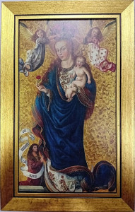 Obraz w ramie - Matka Boska Pięknej Miłości (Bydgoska)  23,5 x 15,5 cm