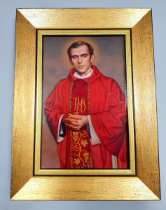 Obraz Błogosławiony Jerzy Popiełuszko 20,5x15 cm