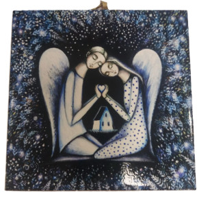 Obrazek ceramiczny Błogosławieństwo Domu i Małżeństwa 10x10 cm lub 15x15 cm