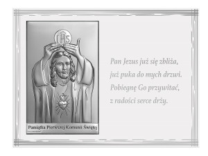Obrazek z Jezusem na pamiątkę I Komunii Świętej GRAWER GRATIS ! 