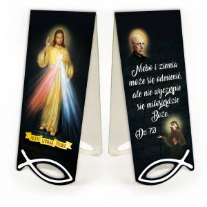 Jezu Ufam Tobie - Zakładka papierowa z magnesem