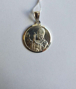 Medalik Srebrny Jan Paweł II