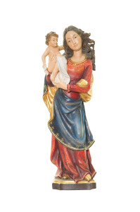 Madonna, rzeźba drewniana, wysokość 60 cm