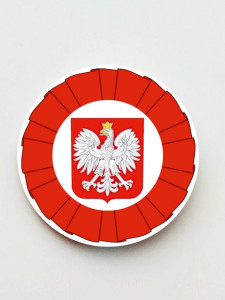 Przypinka Kokarda Narodowa Godło