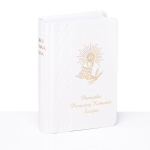 Książeczka do Pierwszej Komunii Świętej "Dzieci kochają Jezusa", kolor biały