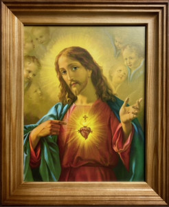 Obraz w ramie - Serce Jezusa