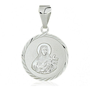 Srebrny medalik - Św. Teresa