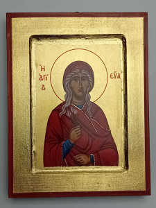 Ikona bizantyjska - św. Ewa pramatka, 23,5 x 18 cm
