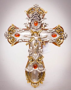 Krzyż Art Noveau, wysokość 33 cm