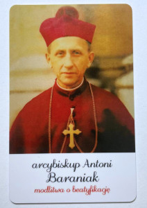 Obrazek plastikowy Abp. Baraniak modlitwa o beatyfikację