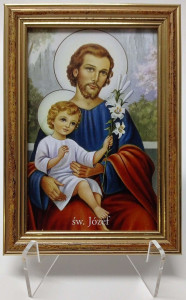 Obraz w ramie Św. Józef, 12,5 x 17,5 cm