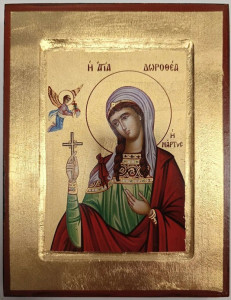 Ikona bizantyjska - Św. Marta, 18 x 14 cm