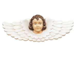 Głowa anioła, materiał żywiczny, wysokość 40 cm