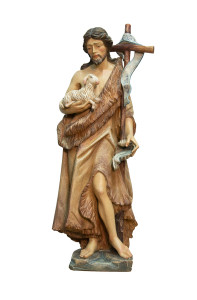Jezus Dobry Pasterz, rzeźba antyczna, wysokość 63 cm