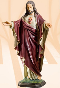 Figura Serce Pana Jezusa, wysokość 68 cm