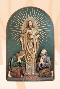 Płaskorzeźba Chrystusa, 102x150