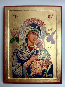 Ikona bizantyjska - Matka Boża Nieustajacej Pomocy, 40 x 30 cm