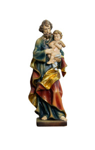 Święty Józef, rzeźba drewniana, wysokość 30 cm