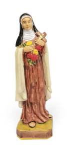 Figurka święta Teresa (nietłukąca), wysokość 15 cm