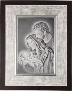 Obraz na płótnie w ramie Św. Rodzina,  41 x 53 cm