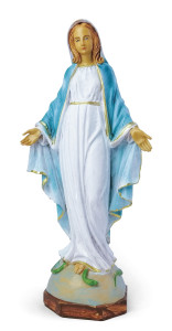 Figurka Matka Boża Niepokalana (nietłukąca), wysokość 25 cm