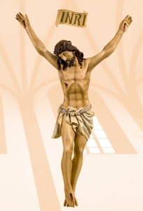Korpus Chrystusa na krzyżu,  wysokość 100 cm