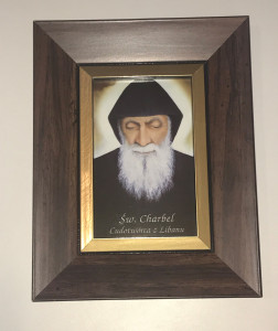 Obraz w ramie Święty Charbel , 18 x 23 cm