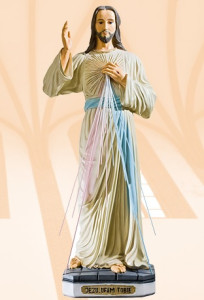Figura Jezusa Miłosiernego, wysokość 120 cm