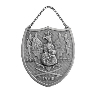 Jubileuszowy ryngraf srebrny z okazji 100-lecia Bitwy Warszawskiej