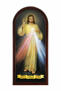 Jezu Ufam Tobie - Ikona z podpórką, 11 x 24,5 cm