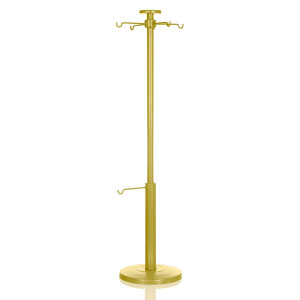 Stojak pomocniczy, prosty, lakierowany - złoty, wysokość 122 cm