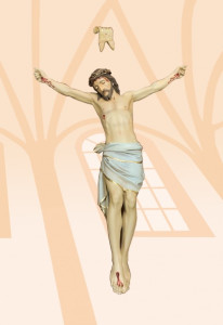 Korpus Chrystusa na krzyż, 150 cm