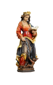 Święta Julia, rzeźba drewniana, wysokość 20 cm