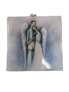 Obrazek ceramiczny Anioły Małżeństwa 10x10 cm lub 15x15 cm