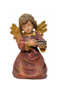 Anioł klęczący, rzeźba antyczna złocona, wysokość 37 cm